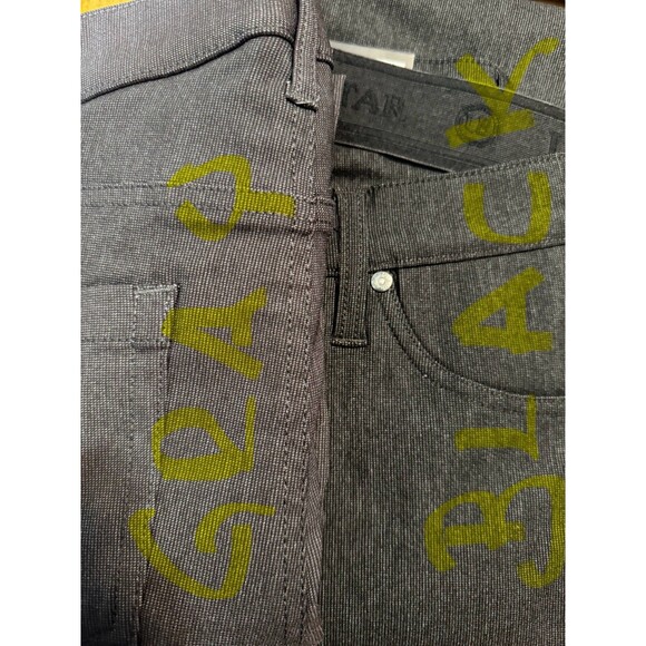 Urban Star Men’s Strech Relaxed Fit Straig Leg Pants Black Size 30x30 - Picture 5 of 6